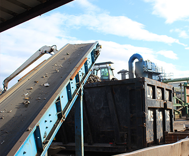 Morecambe Metals equipment during a rare break in activity.