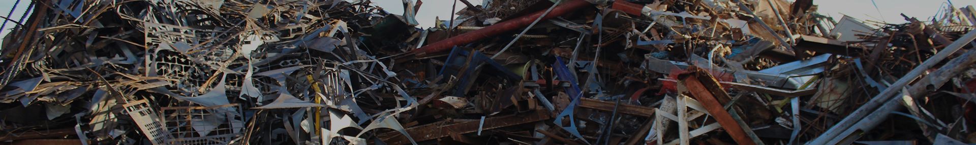 Ferrous Metals in a pile awaiting recycling