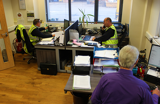 part of the Morecambe Metals office