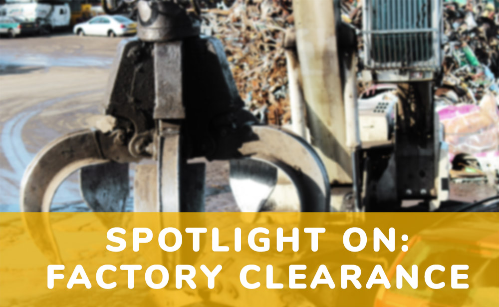 Spotlight On Factory Clearance | Morecambe Metals Blog