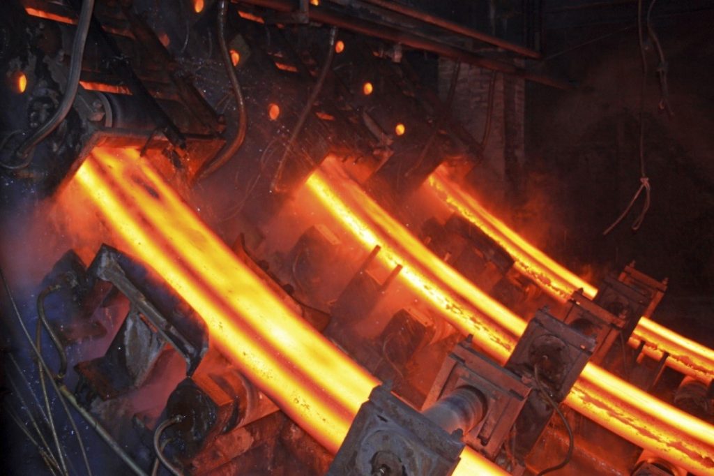 Steel Metal being melted