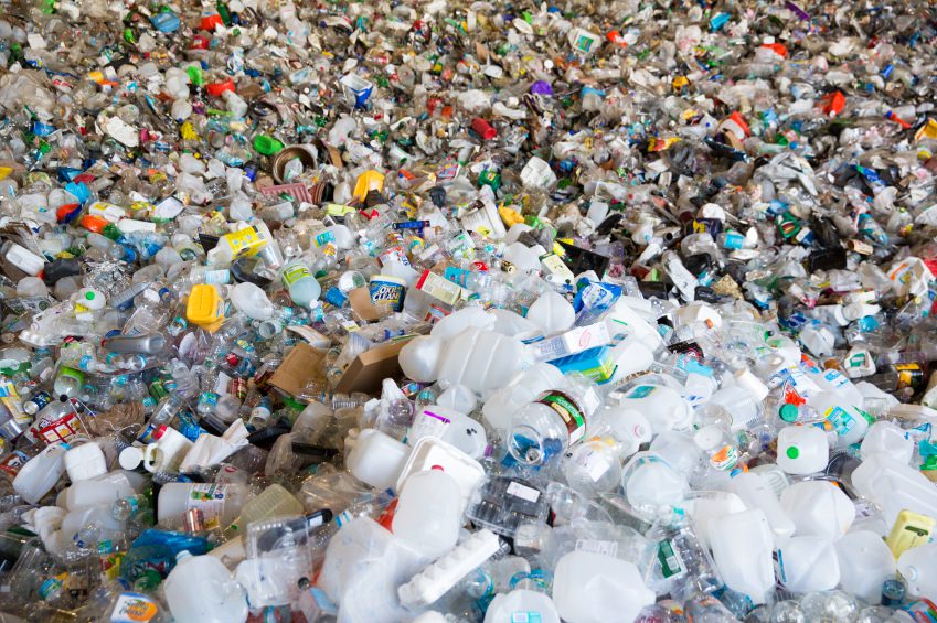 plastis waste in landfill