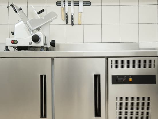 stainless steel professional kitchen