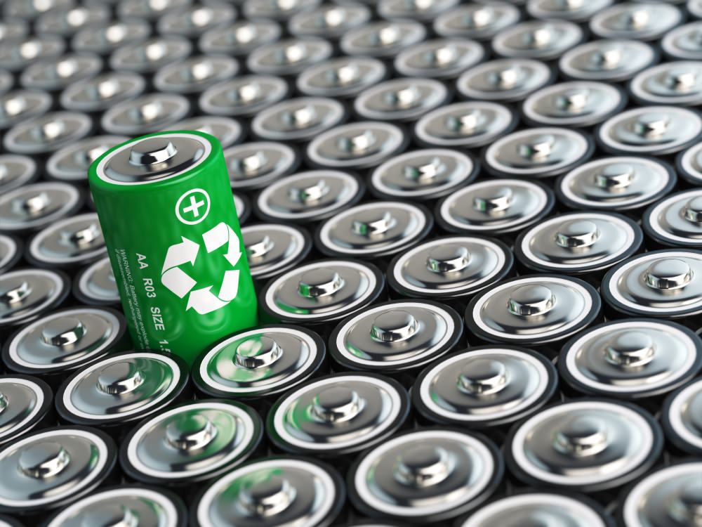 recycling batteries