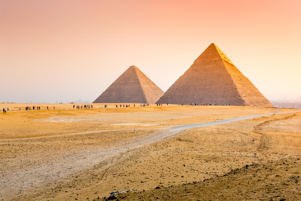 pyramids at giza