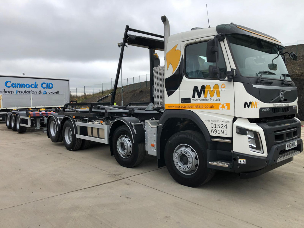 morecambe metals lorry