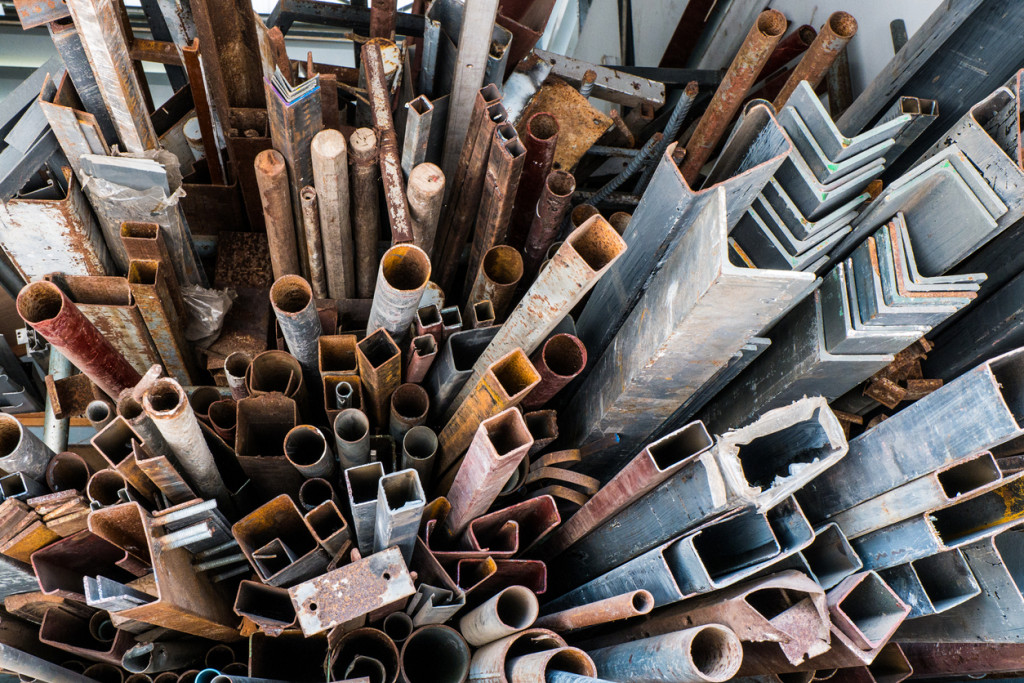 rusty scrap metal