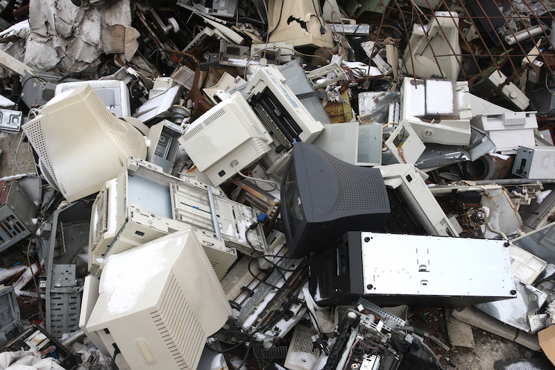 Pile of Electrical Scrap Metal